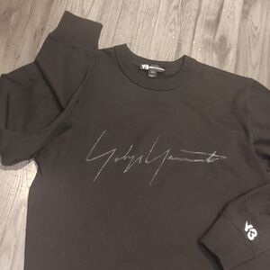 Y-3 Black Signature Crewneck Sweatshirt